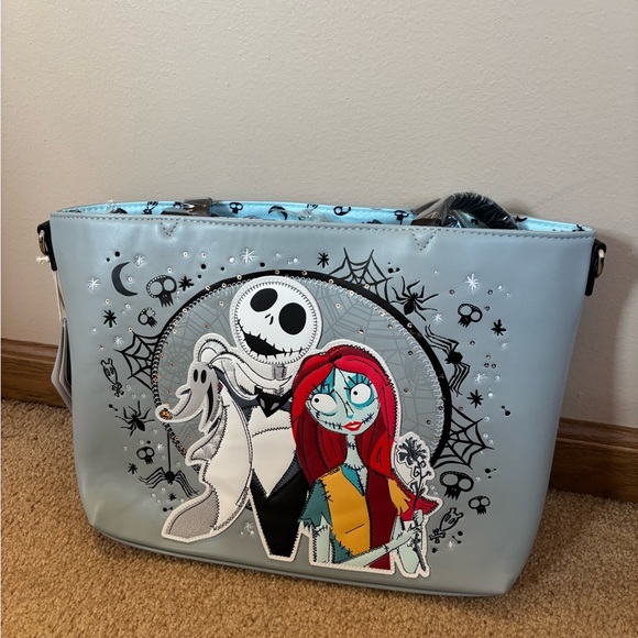 Loungefly Handbags - Disney Loungefly NBC Nightmare Before Christmas Jack Sally Zero Tote Bag Purse